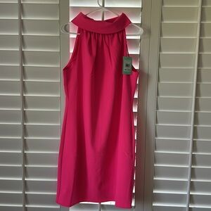 NWT Sail to Sable button back cowl neck dress